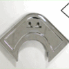 chrome-plated corners