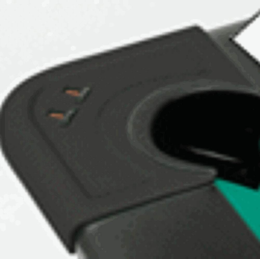 Heavy duty black metal corners