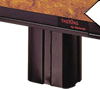 Strong, square, powder varnished metal legs